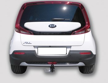 6 999 р. Фаркоп Лидер Плюс KIA Soul SK3 (2018-2022) (Без электропакета)  с доставкой в г. Тольятти. Увеличить фотографию 2