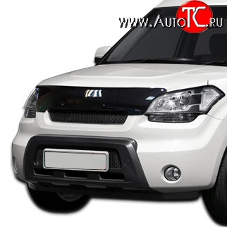 569 р. Дефлектор капота NovLine KIA Soul AM дорестайлинг (2008-2011)  с доставкой в г. Тольятти