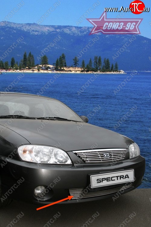 4 049 р. Декоративный элемент воздухозаборника Souz-96 (d10) KIA Spectra (2000-2009)  с доставкой в г. Тольятти