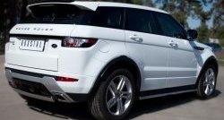 18 549 р. Защита заднего бампера (Ø75x42 мм, нержавейка, Dynamic) Russtal Land Rover Range Rover Evoque 1 L538 дорестайлинг 5 дв. (2011-2015)  с доставкой в г. Тольятти. Увеличить фотографию 4