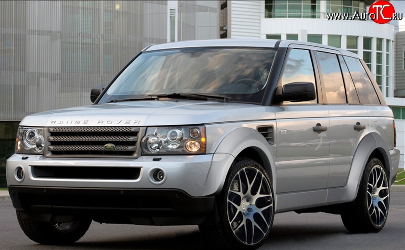 44 549 р. Комплект накладок на колёсные арки Arden Land Rover Range Rover Sport 1 L320 дорестайлинг (2005-2009) (Неокрашенные)  с доставкой в г. Тольятти