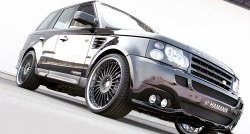 5 199 р. Пороги накладки HAMANN CONQUEROR I Land Rover Range Rover Sport 1 L320 дорестайлинг (2005-2009) (Неокрашенные)  с доставкой в г. Тольятти. Увеличить фотографию 8