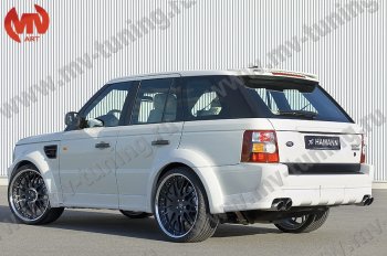 23 899 р. Пороги накладки HAMMAN  Land Rover Range Rover Sport  1 L320 (2005-2009) дорестайлинг (Неокрашенные)  с доставкой в г. Тольятти. Увеличить фотографию 2