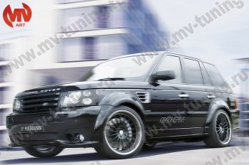 23 899 р. Пороги накладки HAMMAN  Land Rover Range Rover Sport  1 L320 (2005-2009) дорестайлинг (Неокрашенные)  с доставкой в г. Тольятти. Увеличить фотографию 3