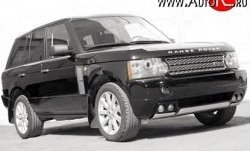 23 049 р. Накладка Verge на передний бампер Land Rover Range Rover 3 L322 дорестайлинг (2002-2006) (Неокрашенная)  с доставкой в г. Тольятти. Увеличить фотографию 2