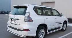 21 699 р. Защита заднего бампера (Ø63 и 42 мм, с углами, нержавейка) SLITKOFF Lexus GX460 J150 1-ый рестайлинг (2013-2019)  с доставкой в г. Тольятти. Увеличить фотографию 2