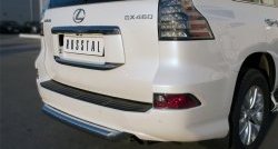 15 999 р. Защита заднего бампера (Ø76 мм, нержавейка) SLITKOFF Lexus GX460 J150 1-ый рестайлинг (2013-2019)  с доставкой в г. Тольятти. Увеличить фотографию 2