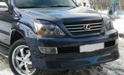 1 499 р. Реснички на фары CT Lexus GX460 J150 дорестайлинг (2009-2013) (Неокрашенные)  с доставкой в г. Тольятти. Увеличить фотографию 2