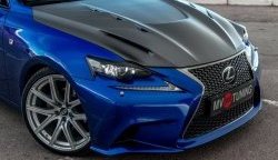 1 299 р. Реснички на фары Tuning-Sport Lexus IS250 XE30 седан дорестайлинг (2013-2016) (Неокрашенные)  с доставкой в г. Тольятти. Увеличить фотографию 9