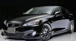 7 999 р. Накладка на передний бампер CT Lexus IS250 XE20 седан дорестайлинг (2005-2013) (Неокрашенная)  с доставкой в г. Тольятти. Увеличить фотографию 3