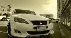 9 299 р. Накладка на передний бампер WALD SPORTS LINE Lexus IS250 XE20 седан дорестайлинг (2005-2013) (Неокрашенная)  с доставкой в г. Тольятти. Увеличить фотографию 2