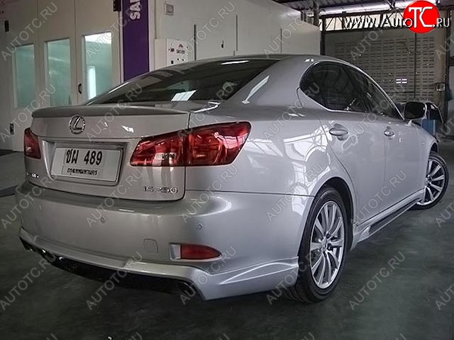 10 599 р. Накладка на задний бампер WALD SPORTS LINE Lexus IS250 XE20 седан дорестайлинг (2005-2013) (Неокрашенная)  с доставкой в г. Тольятти