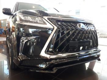 45 999 р. Юбка переднего бампера HEMMES Lexus LX450d J200 2-ой рестайлинг (2015-2022) (Неокрашенная)  с доставкой в г. Тольятти. Увеличить фотографию 13