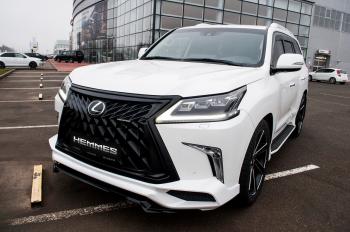 45 999 р. Юбка переднего бампера HEMMES Lexus LX450d J200 2-ой рестайлинг (2015-2022) (Неокрашенная)  с доставкой в г. Тольятти. Увеличить фотографию 16