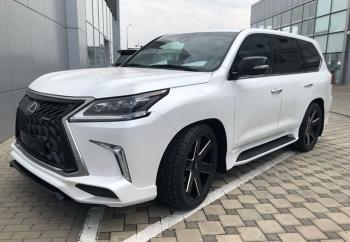 45 999 р. Юбка переднего бампера HEMMES Lexus LX450d J200 2-ой рестайлинг (2015-2022) (Неокрашенная)  с доставкой в г. Тольятти. Увеличить фотографию 3