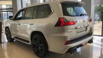 Юбка заднего бампера HEMMES Lexus LX450d J200 2-ой рестайлинг (2015-2022)