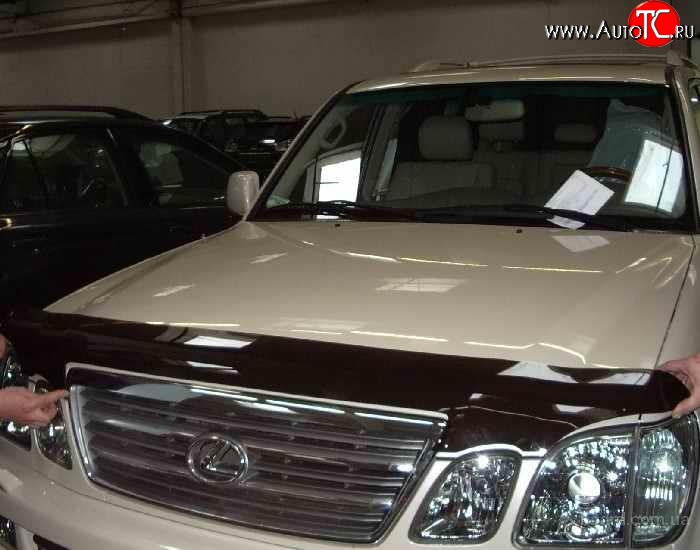 3 169 р. Дефлектор капота NovLine Lexus LX470 J100 дорестайлинг (1998-2002)  с доставкой в г. Тольятти