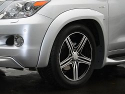 17 499 р. Накладки на колёсные арки GOLDMAN DAMD Lexus LX570 J200 дорестайлинг (2007-2012) (Неокрашенные)  с доставкой в г. Тольятти. Увеличить фотографию 4