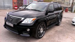 15 349 р. Накладки на колёсные арки JAOS Lexus LX570 J200 дорестайлинг (2007-2012) (Неокрашенные)  с доставкой в г. Тольятти. Увеличить фотографию 4