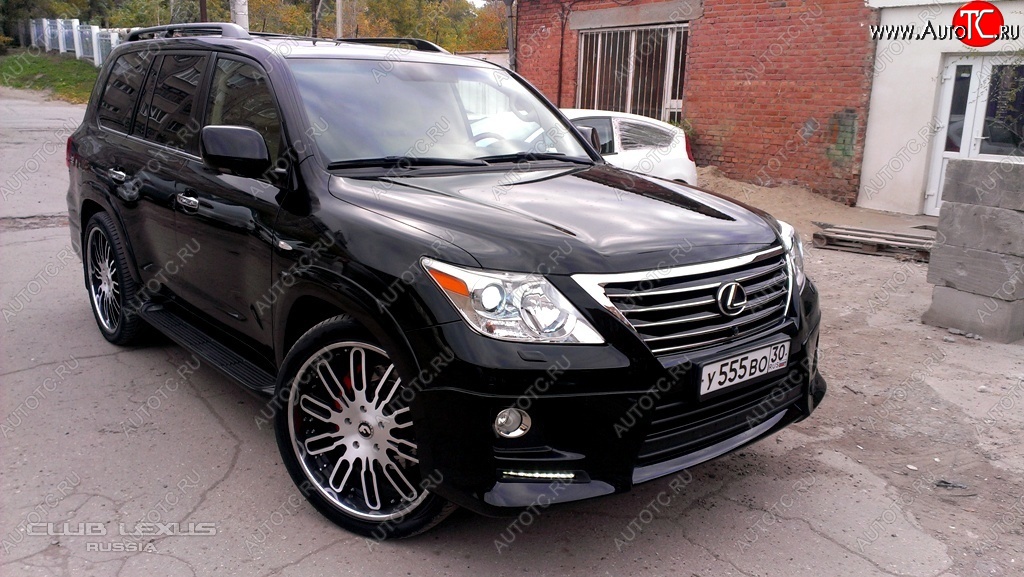 15 349 р. Накладки на колёсные арки JAOS Lexus LX570 J200 дорестайлинг (2007-2012) (Неокрашенные)  с доставкой в г. Тольятти