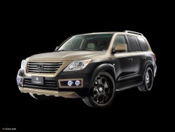 11 949 р. Накладка на передний бампер Goldman Lexus LX570 J200 дорестайлинг (2007-2012) (Неокрашенная)  с доставкой в г. Тольятти. Увеличить фотографию 3