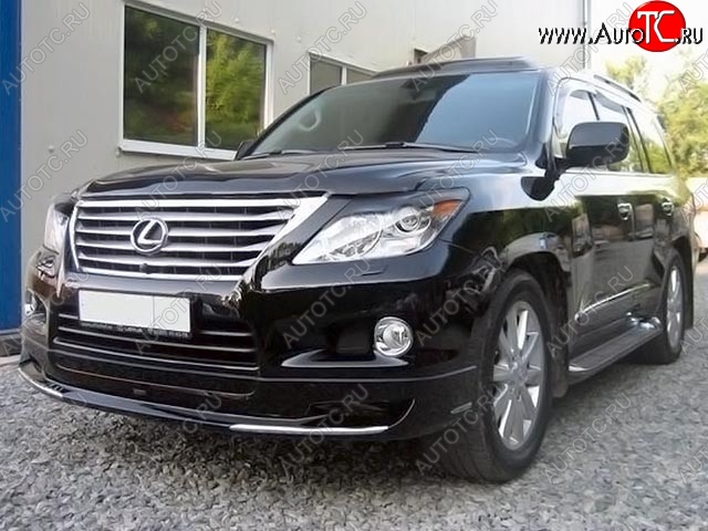 15 349 р. Накладка на передний бампер LX MODE Lexus LX570 J200 дорестайлинг (2007-2012) (Неокрашенная)  с доставкой в г. Тольятти