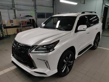 64 499 р. Решетка радиатора HEMMES Lexus LX570 J200 2-ой рестайлинг (2015-2022) (цвет: черный матовый)  с доставкой в г. Тольятти. Увеличить фотографию 6