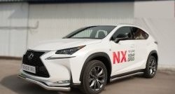 17 949 р. Защита переднего бампера (Ø63 мм волна, нержавейка, F-SPORT) SLITKOFF Lexus NX200T Z10 (2014-2017)  с доставкой в г. Тольятти. Увеличить фотографию 4