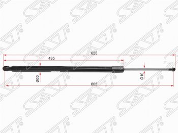 Упор крышки багажника SAT (газовый) Lexus NX200T Z10 (2014-2017)