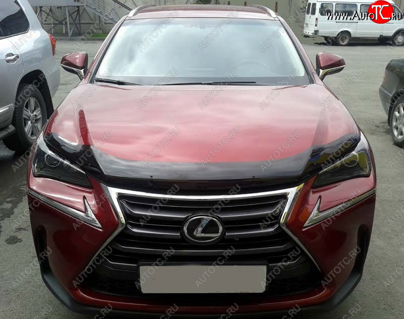 3 689 р. Дефлектор капота SIM Lexus NX200 Z10 дорестайлинг (2014-2017)  с доставкой в г. Тольятти