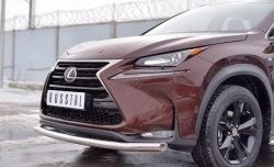 15 999 р. Защита переднего бампера (Ø63 мм, нержавейка) SLITKOFF Lexus NX200 Z10 дорестайлинг (2014-2017)  с доставкой в г. Тольятти. Увеличить фотографию 4