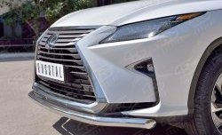 16 949 р. Защита переднего бампера (Ø63 мм, нержавейка) SLITKOFF Lexus RX 200T AL20 дорестайлинг (2015-2017)  с доставкой в г. Тольятти. Увеличить фотографию 4