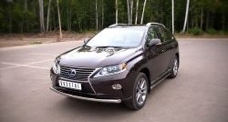 15 749 р. Одинарная защита переднего бампера диаметром 63 мм SLITKOFF Lexus RX270 AL10 дорестайлинг (2010-2012)  с доставкой в г. Тольятти. Увеличить фотографию 4