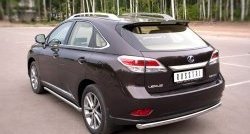 16 799 р. Одинарная защита заднего бампера из трубы диаметром 63 мм SLITKOFF Lexus RX270 AL10 дорестайлинг (2010-2012)  с доставкой в г. Тольятти. Увеличить фотографию 4