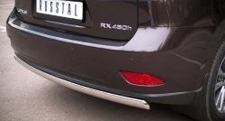 16 849 р. Защита заднего бампера (Ø75x42 мм, нержавейка) Russtal Lexus RX350 AL10 дорестайлинг (2008-2012)  с доставкой в г. Тольятти. Увеличить фотографию 3