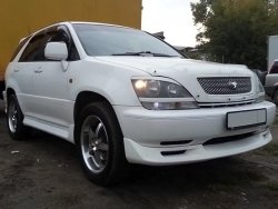 7 299 р. Накладка на передний бампер HARRIER RX Lexus RX300 XU10 дорестайлинг (1995-2001) (Неокрашенная)  с доставкой в г. Тольятти. Увеличить фотографию 2