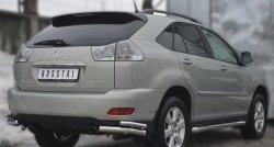 19 999 р. Защита порогов из круглой трубы диаметром 63 мм SLITKOFF Lexus RX350 XU30 дорестайлинг (2003-2006)  с доставкой в г. Тольятти. Увеличить фотографию 2