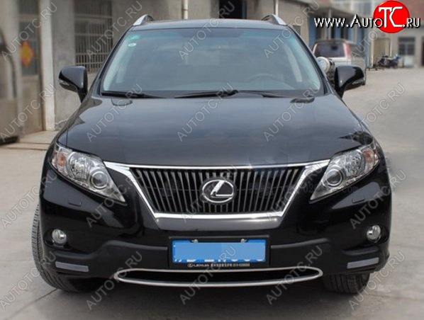 21 599 р. Накладка на передний бампер CT v2 v2 Lexus RX350 AL10 дорестайлинг (2008-2012) (Неокрашенная)  с доставкой в г. Тольятти