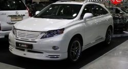 13 349 р. Накладка JAOS на передний бампер Lexus RX350 AL10 дорестайлинг (2008-2012) (Неокрашенная)  с доставкой в г. Тольятти. Увеличить фотографию 2