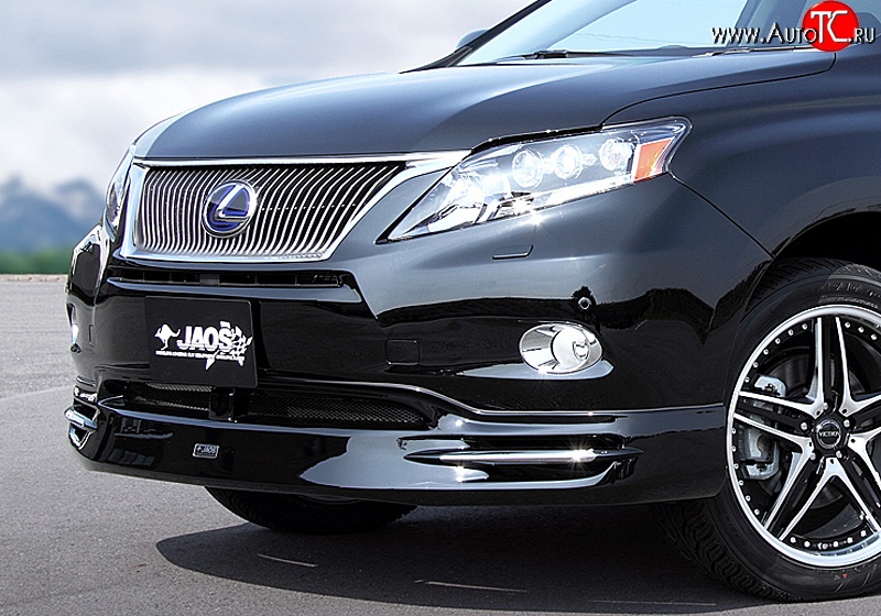 13 349 р. Накладка JAOS на передний бампер Lexus RX350 AL10 дорестайлинг (2008-2012) (Неокрашенная)  с доставкой в г. Тольятти