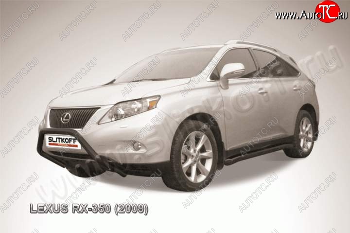 18 599 р. Кенгурятник d57 низкий мини Lexus RX350 AL10 дорестайлинг (2008-2012) (Цвет: серебристый)  с доставкой в г. Тольятти