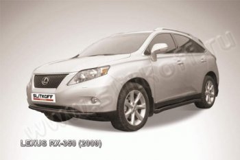 Защита переднего бампер Slitkoff Lexus RX350 AL10 дорестайлинг (2008-2012)