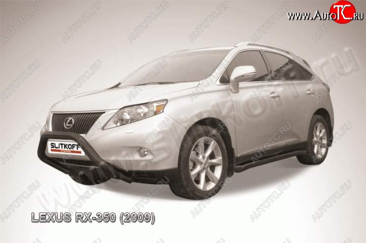 22 999 р. Кенгурятник d76 низкий мини Lexus RX350 AL10 дорестайлинг (2008-2012) (Цвет: серебристый)  с доставкой в г. Тольятти