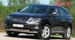 Защита переднего бампера двойная Souz-96 (d76/60) Lexus RX450H AL10 дорестайлинг (2009-2012)