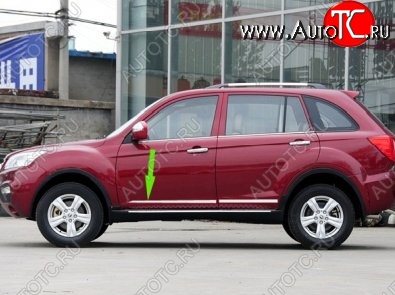 6 899 р. Молдинги CT Lifan X60 1-ый рестайлинг (2015-2016) (Неокрашенные)  с доставкой в г. Тольятти