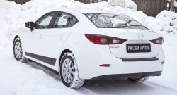 3 199 р. Молдинги RA Mazda 3/Axela BM дорестайлинг седан (2013-2016) (Поверхность глянец под окраску, Неокрашенные)  с доставкой в г. Тольятти. Увеличить фотографию 2