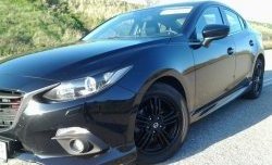 3 889 р. Клыки на передний бампер Style Mazda 3/Axela BM дорестайлинг седан (2013-2016) (Неокрашенные)  с доставкой в г. Тольятти. Увеличить фотографию 4