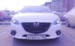 2 549 р. Рамка гос. номера Style Mazda 3/Axela BM дорестайлинг седан (2013-2016)  с доставкой в г. Тольятти. Увеличить фотографию 3