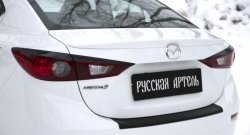 759 р. Реснички на фонари RA Mazda 3/Axela BM дорестайлинг седан (2013-2016) (Неокрашенные)  с доставкой в г. Тольятти. Увеличить фотографию 5