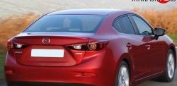 1 699 р. Лип спойлер M-VRS Mazda 3/Axela BM дорестайлинг седан (2013-2016) (Неокрашенный)  с доставкой в г. Тольятти. Увеличить фотографию 3